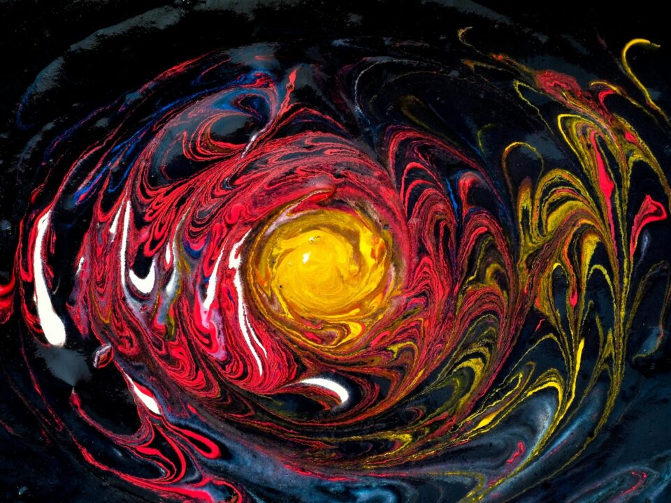multicolored abstract painting