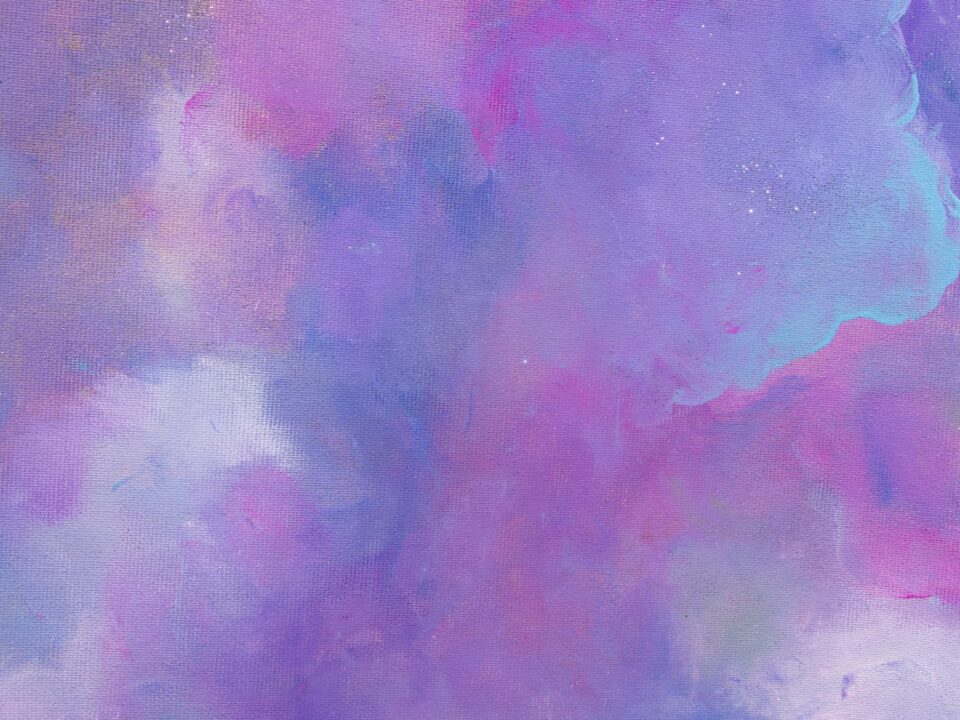 purple and pink abstract painting
