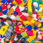 a pile of colorful stuffed animals