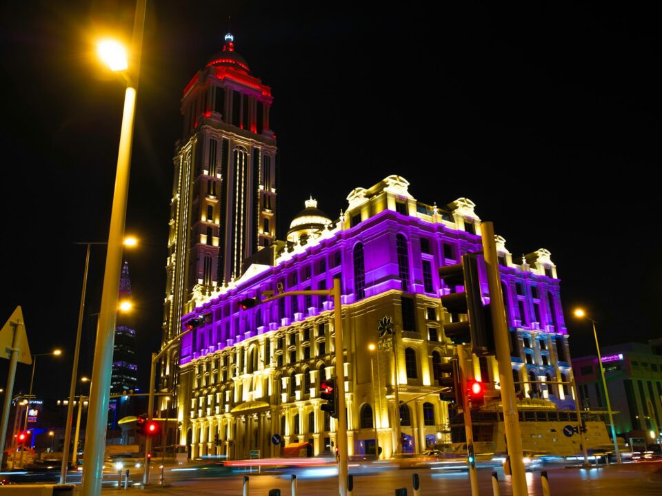 a building with a tower