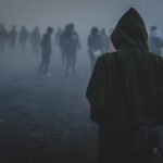 person wearing hoodie