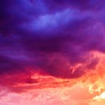 clouds during golden hour