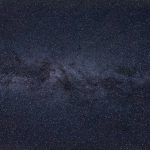 black and blue milky way