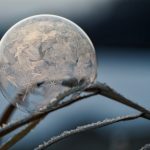 micro photography of bubble